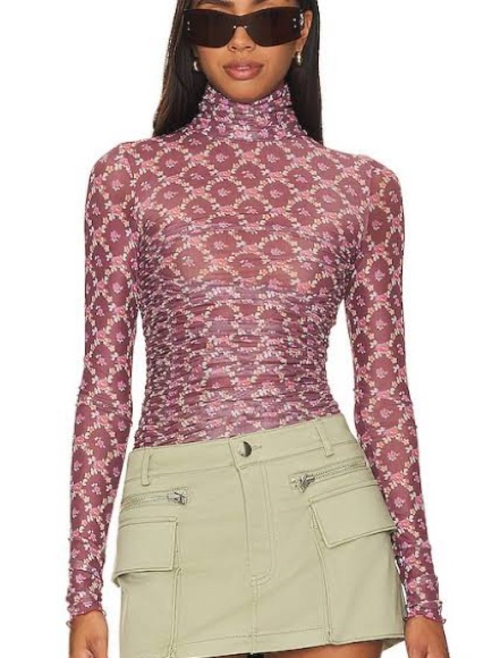 Free People Intimately Under It All Bodysuit - Garnet Combo XS